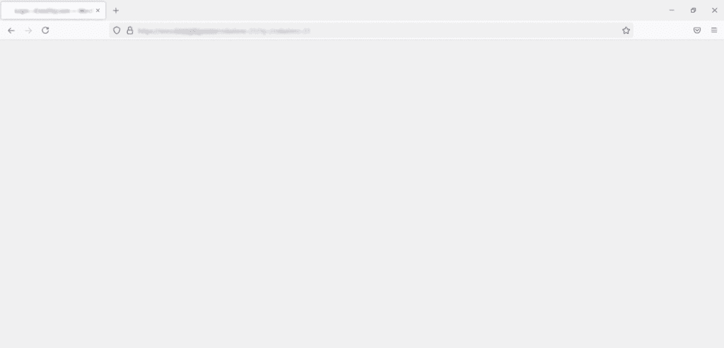 Errore 500 Schermata Bianca Firefox