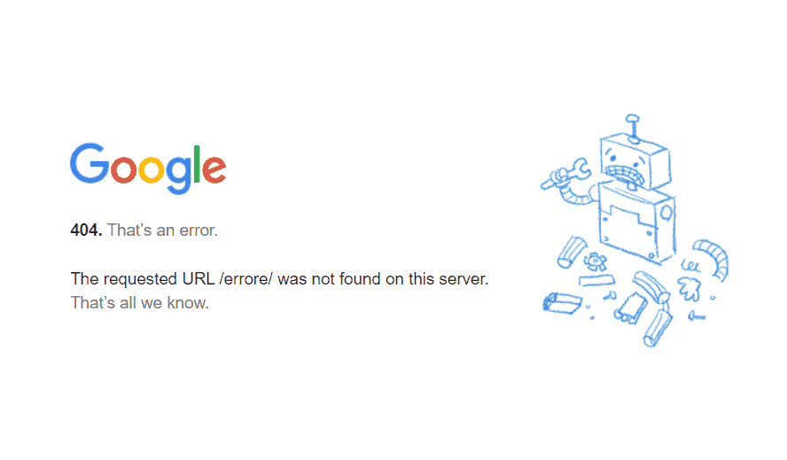 Errore 404