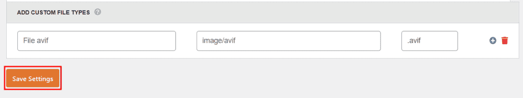 Aggiungere Tipo Di File Personalizzato File Upload Types